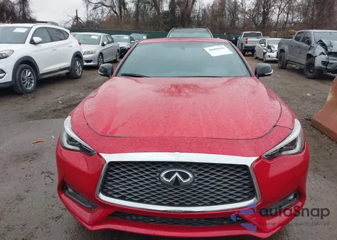 2019 Infiniti Q60 3.0T Red Sport 400 from USA, damaged, VIN JN1FV7EL6KM440570